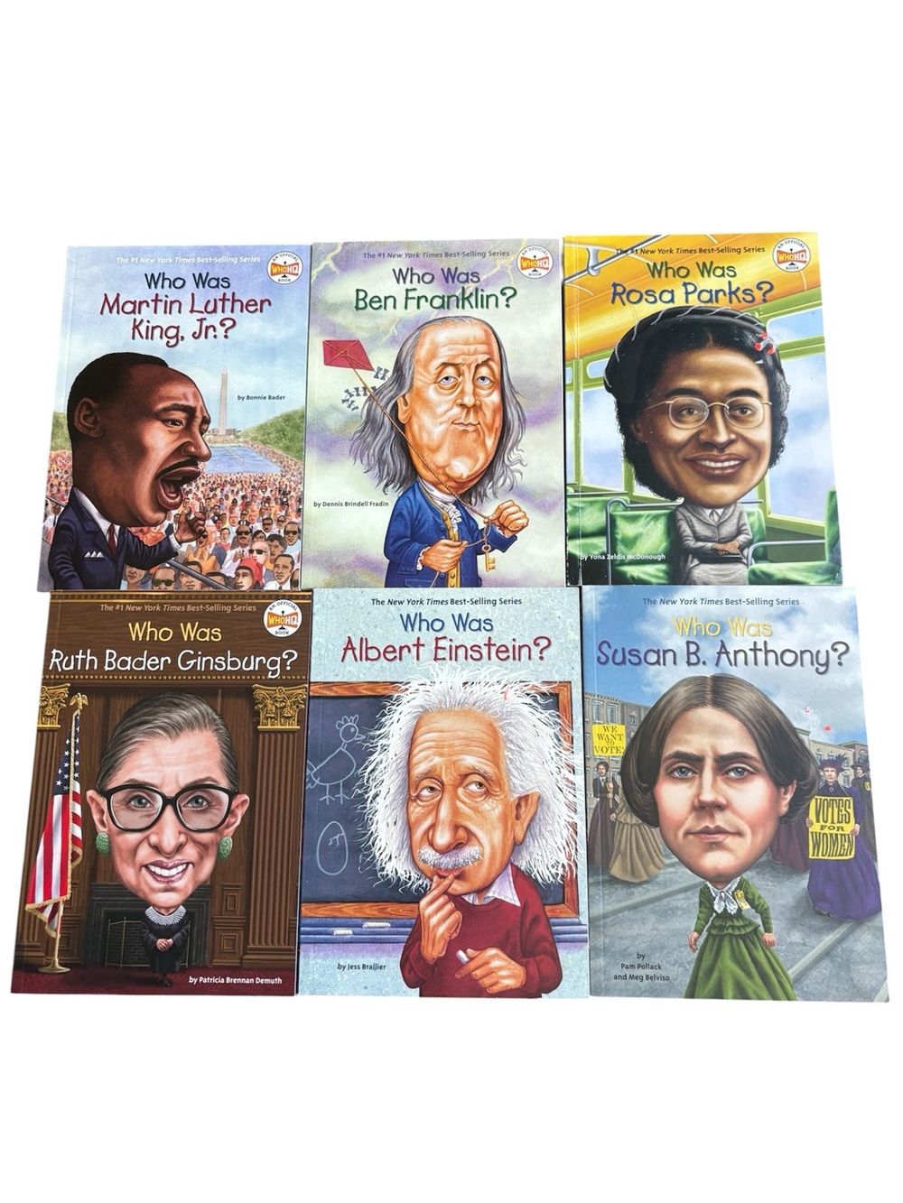 Who Was Series Illustrated Biography Book Set